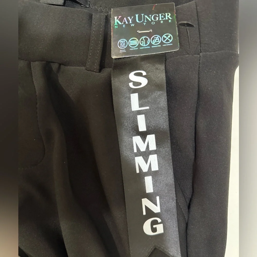 Kay Unger Slimming Black Pants Size Small 🆕🆕🆕 - Picture 4 of 7